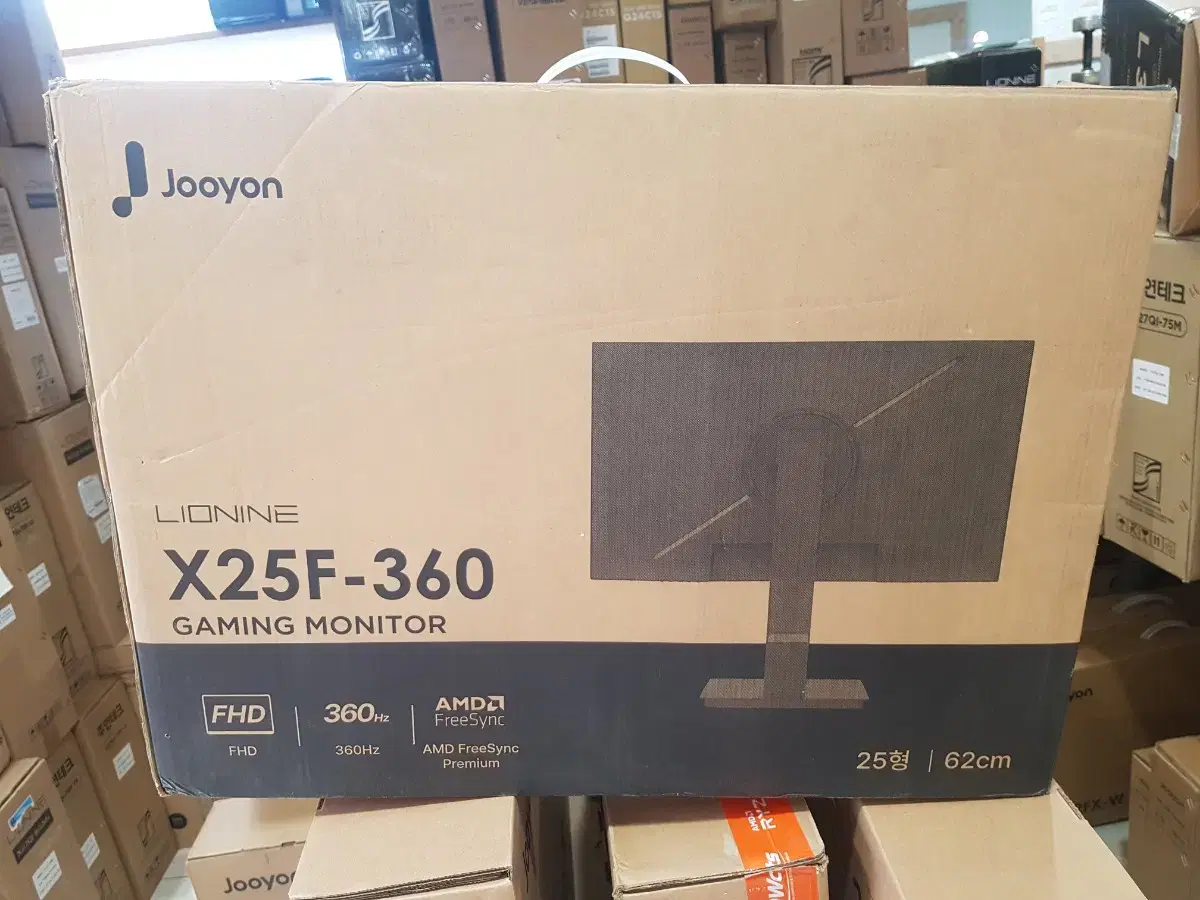 X25F-360 25인치 360hz 블랙색상